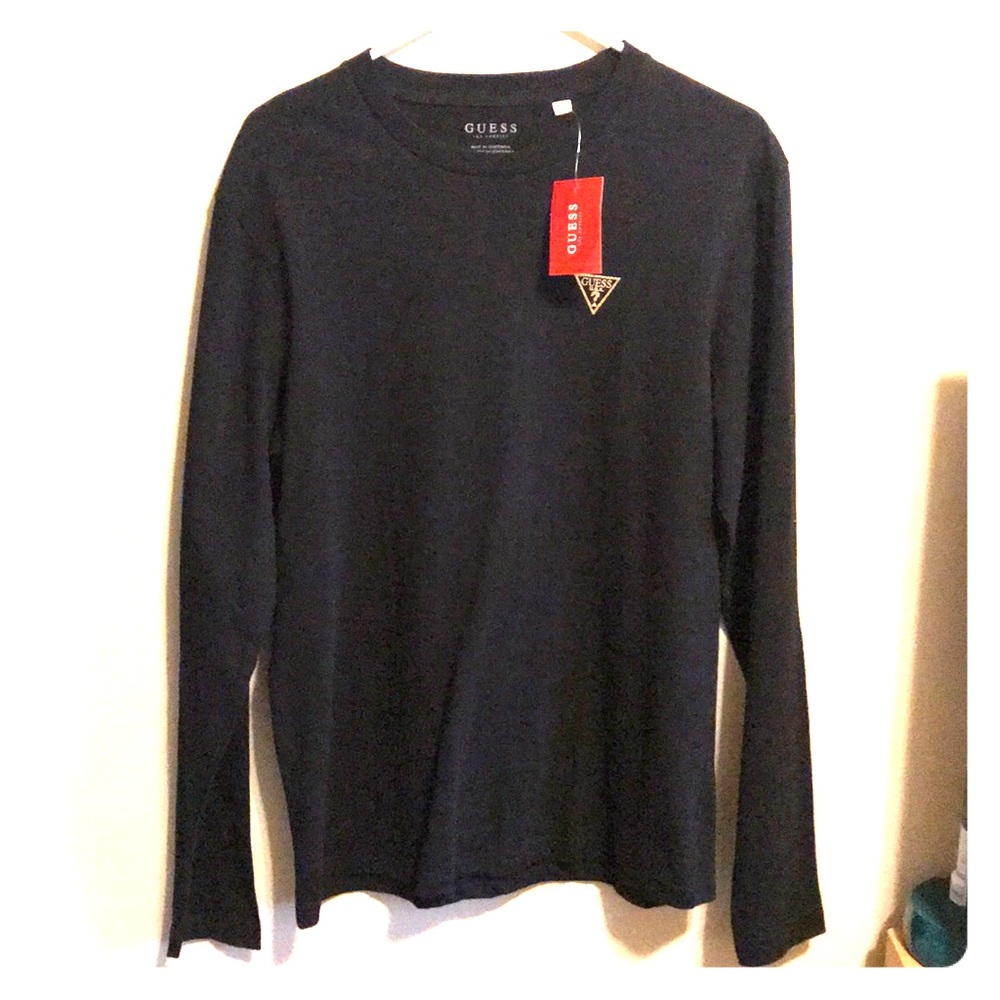 Black/Gold Men’s Guess long sleeve